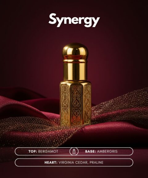 Synergy Roll-On Attar (Premium Wooden Box, 6ml)