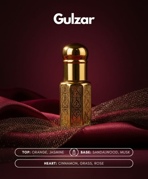 Gulzar Roll-On Attar (Premium Wooden Box, 6ml)