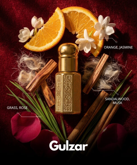 Gulzar Roll-On Attar (Premium Wooden Box, 6ml)