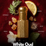 White Oud Roll-On Attar (Premium Wooden Box, 6ml)