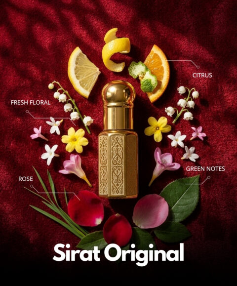 Sirat Original Roll-On Attar (Premium Wooden Box, 6ml)