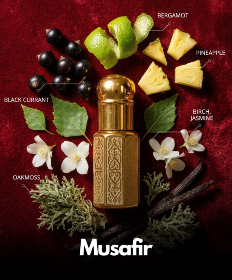 Musafir Roll-On Attar (Premium Wooden Box, 6ml)
