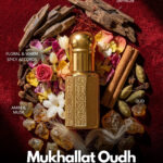 Mukhallat Oudh Roll-On Attar (Premium Wooden Box, 6ml)