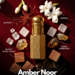 Amber Noor Roll-On Attar (Premium Wooden Box, 6ml)