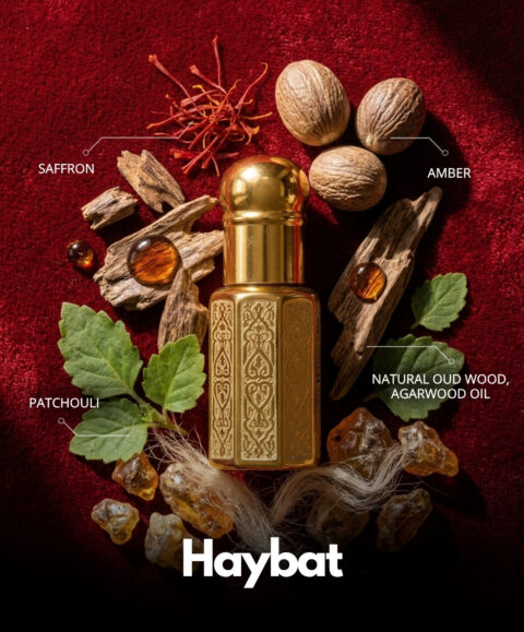 Haybat Roll-On Attar (Premium Wooden Box, 6ml)