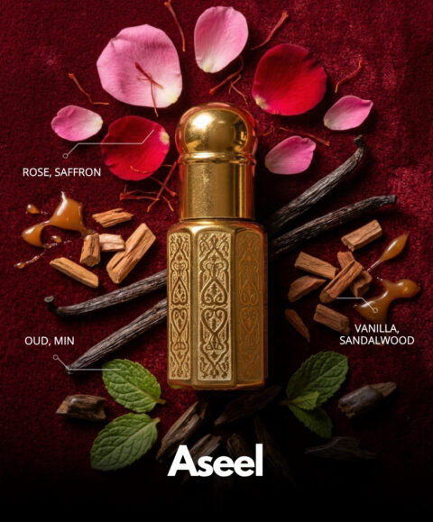 Aseel Roll-On Attar (Premium Wooden Box, 6ml)