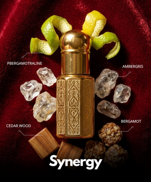 Synergy Roll-On Attar (Premium Wooden Box, 6ml)