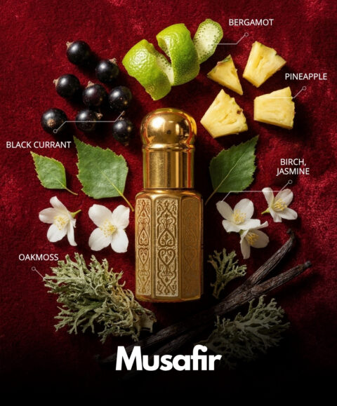 Musafir Roll-On Attar (Premium Wooden Box, 6ml)